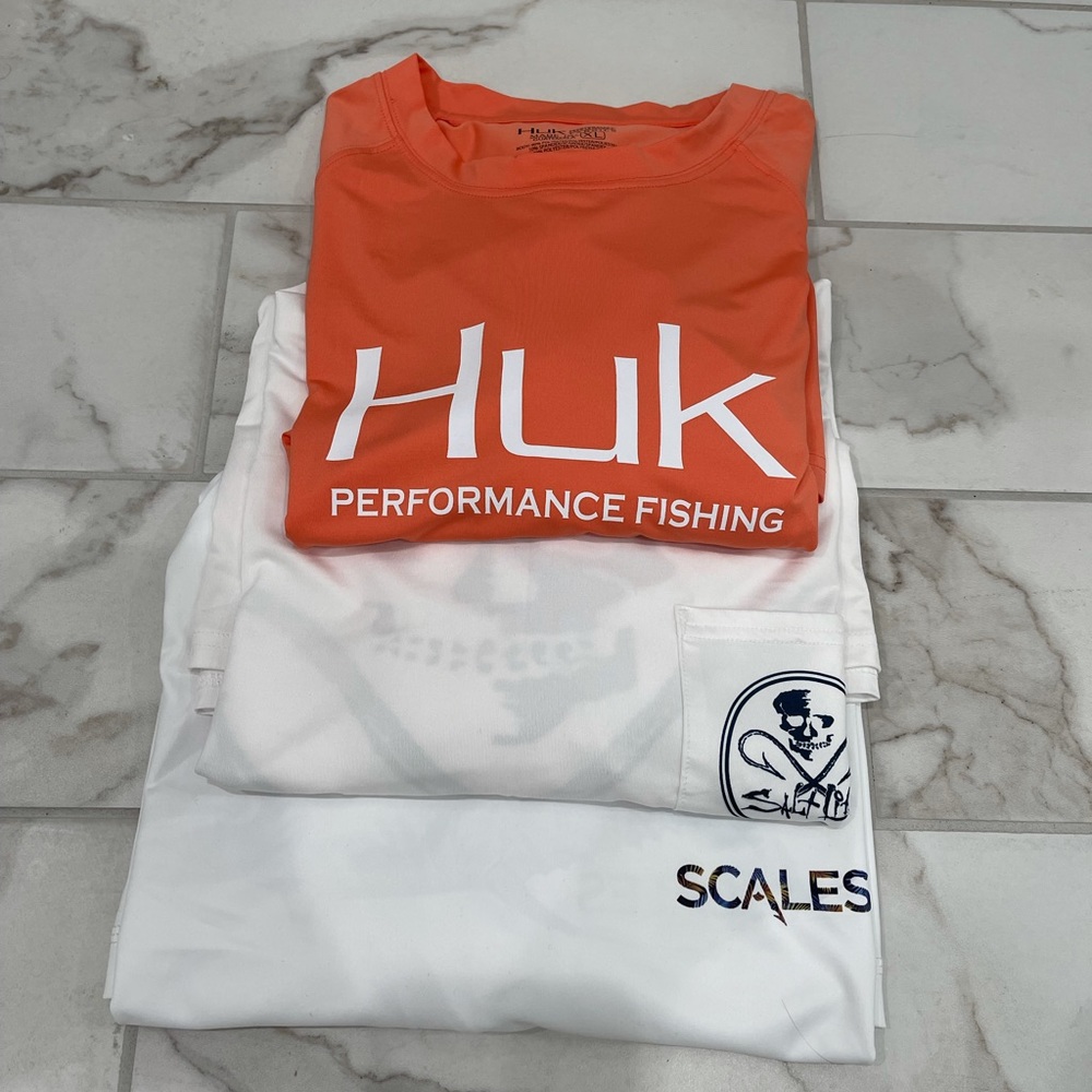 Bundle of 3 men’s fishing shirts!